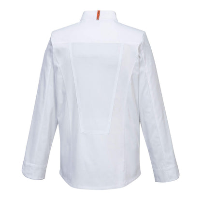 C846 - Long Sleeve Stretch Mesh Air Pro Chef Tunic