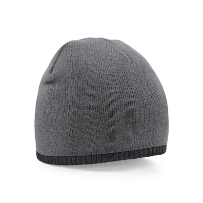 Two-Tone Pull-On Beanie 