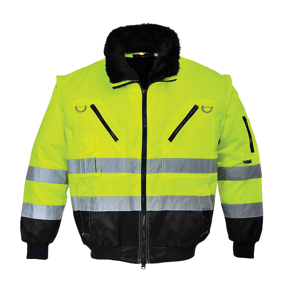 PJ50 - 3 in 1 Hi Vis Pilot Jacket 