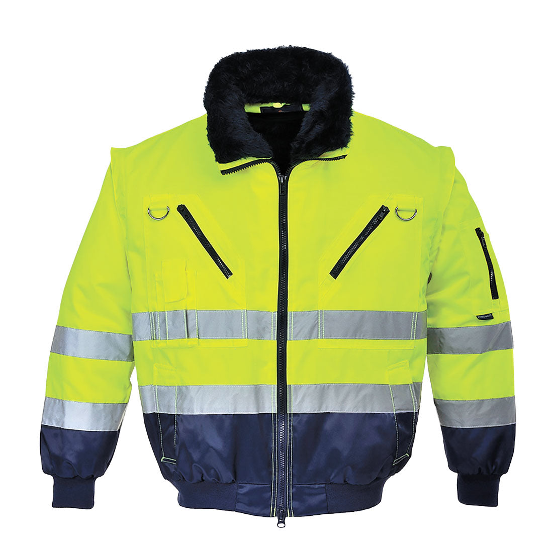 PJ50 - 3 in 1 Hi Vis Pilot Jacket 