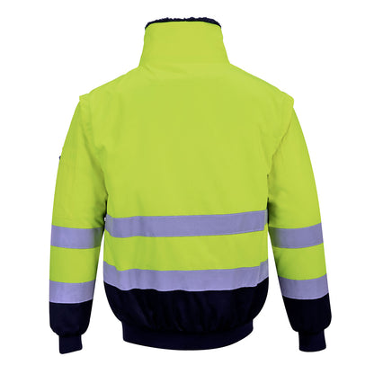 PJ50 - 3 in 1 Hi Vis Pilot Jacket 