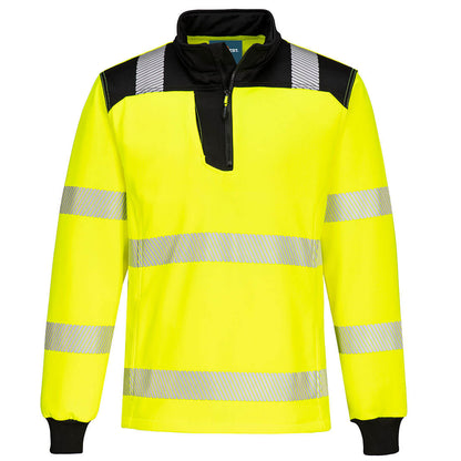 PW326 - PW3 Hi-Vis 1/4 Zip Sweatshirt