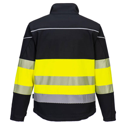 PW375 - PW3 Jachetă Softshell Hi-Vis Clasa 1 - Broderie Suceava