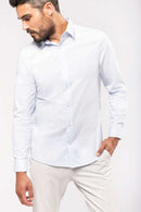 KA513 Men's long-sleeved cotton poplin shirt