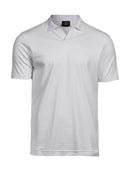 Luxury Stretch V - Neck Polo - Broderie Suceava