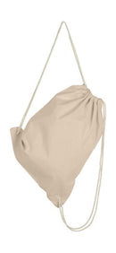 Organic Cotton Drawstring Backpack - Broderie Suceava