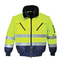 PJ50 - Jacheta Pilot 3 in 1 Hi Vis - Broderie Suceava