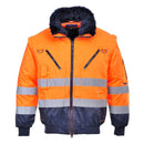 PJ50 - Jacheta Pilot 3 in 1 Hi Vis - Broderie Suceava