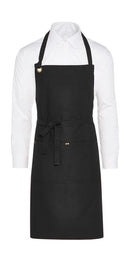 PROVENCE - Eyelet Bib Apron with Pocket - Broderie Suceava