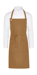PROVENCE - Eyelet Bib Apron with Pocket - Broderie Suceava