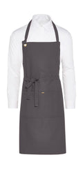 PROVENCE - Eyelet Bib Apron with Pocket - Broderie Suceava