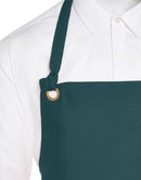 PROVENCE - Eyelet Bib Apron with Pocket - Broderie Suceava