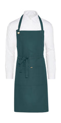 PROVENCE - Eyelet Bib Apron with Pocket - Broderie Suceava