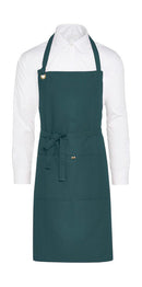 PROVENCE - Eyelet Bib Apron with Pocket - Broderie Suceava