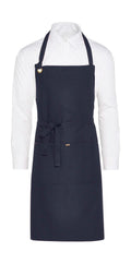 PROVENCE - Eyelet Bib Apron with Pocket - Broderie Suceava
