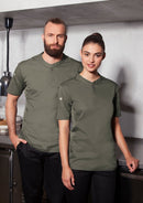 Short-Sleeve Work Shirt Performance - Broderie Suceava