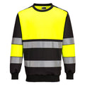 W376 - PW3 H - Vis Class 1 Sweatshirt - Broderie Suceava