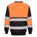 W376 - PW3 H - Vis Class 1 Sweatshirt - Broderie Suceava