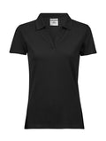 Women's Luxury Stretch V Polo - Broderie Suceava